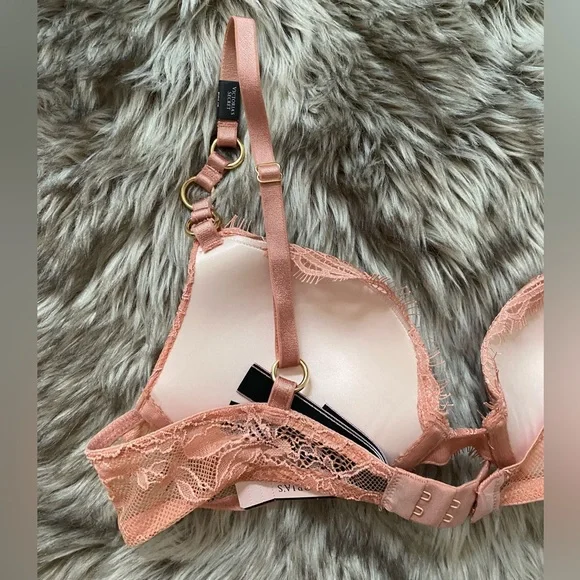 SET NWT Victoria's Secret VERY SEXY Lace Push-Up Bra and Thong Panty Set - Picture 6 of 12
